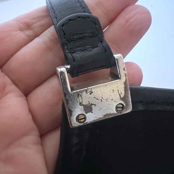 BRIGHTON Red Calf Hair and Black Leather Trim  Shoulder Bag Purse - Picture 12 of 15